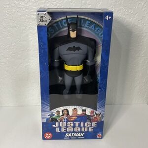 Mattel DC Universe Justice League Batman 10 Inch Figure 2003 Black Suit NEW